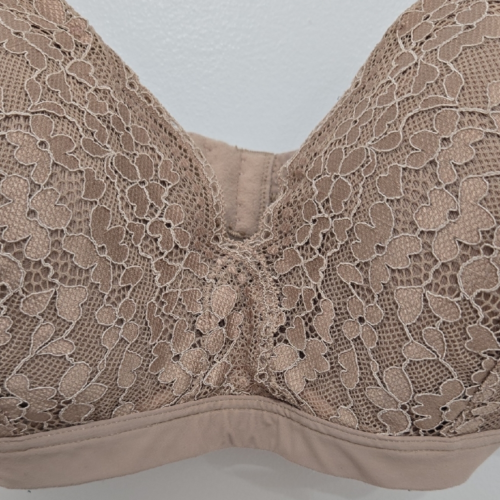 Warners Romantic Lace Padded Bra in Tan Size 34C - Picture 3 of 6